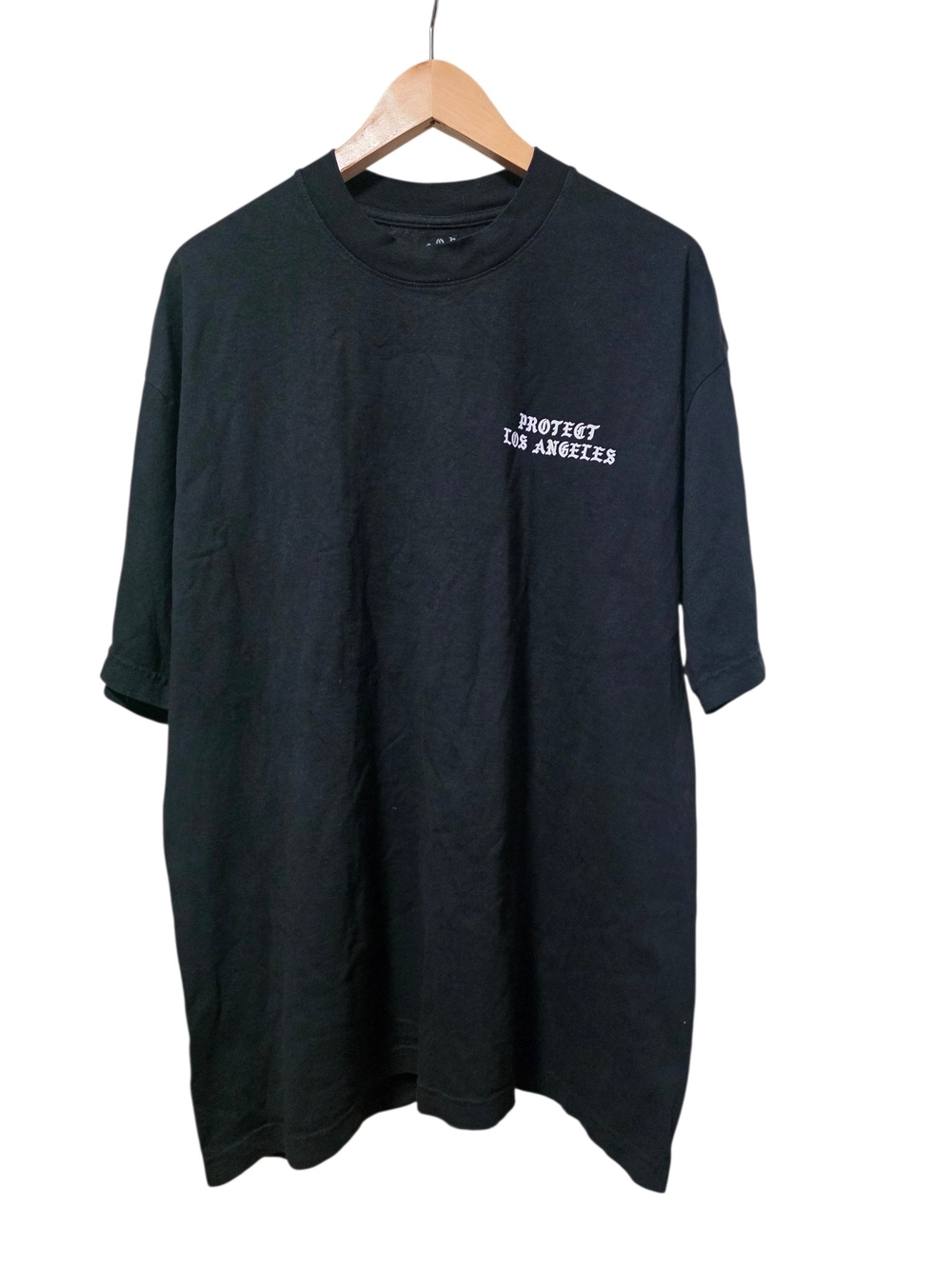 Born X Raised Protect Los Angeles Black Graphic Tee Size L